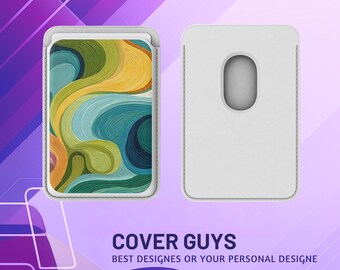 Van Gogh MagSafe Wallet | Aesthetic Art Card Holder for iPhone 16, 14, 13 Pro | Vegan Leather Phone Wallet with Strong Magnetic Snap
