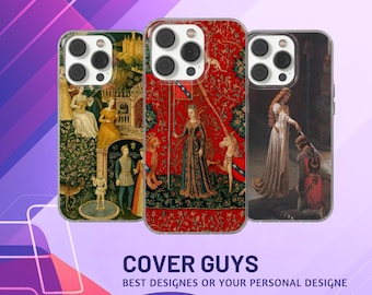 Mittelalterliche Fantasy Handyhülle Knight art Cover für iPhone 16e, 17 Pro Max, 17 Air, Samsung S25 Edge, A16, Pixel 10, 9A