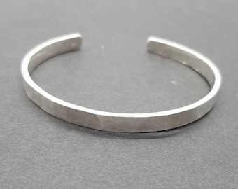 Reserved Anya Hammered Silver Bracelet, Sterling Silver Cuff Bracelet, Personalized Bracelet, Gift for Her