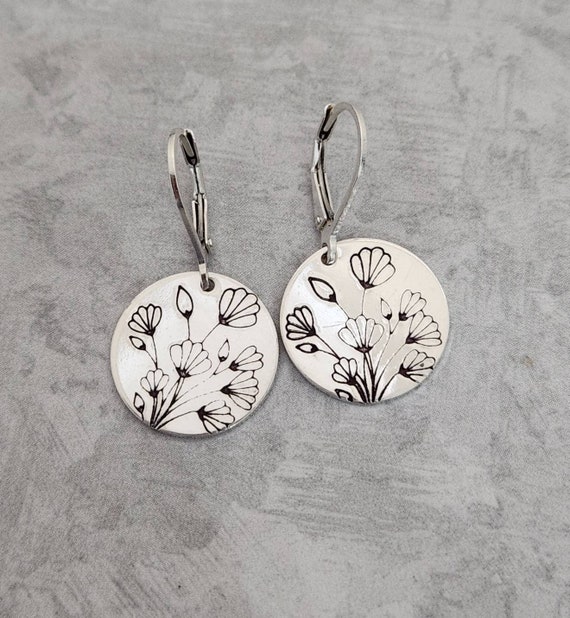 Etsy leverback earrings sale