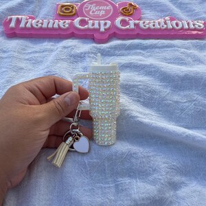 keychain tumbler keychain chapstick keychain rhinestone keychain lip balm keychain keychain for lipstick keychain with rhinestones