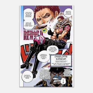 Poster One Piece Katakuri – Stampa su Tela o Carta 40x60 – Arte da Parete Anime per Fan
