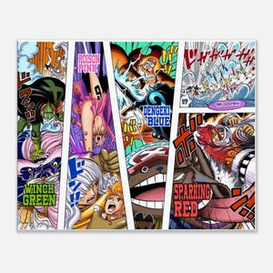 Poster One Piece Germa 66 – Stampa su Tela o Carta – Wall Art Anime – Regalo per Fan Manga
