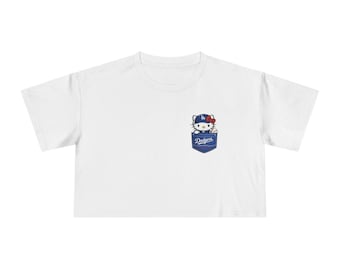 ¡Vamos Dodgers y una Coca-Cola Light! Camiseta corta para mujer