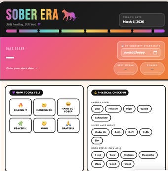 Sober Era Daily Sobriety Tracker