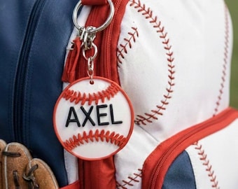 Llavero personalizado: nombre personalizado, palabra, deportes