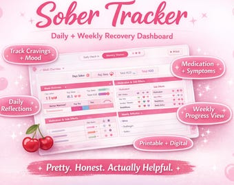 Registro de sobriedad: impresiones diarias y semanales