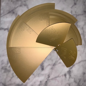 Circle Skirt Plastic Templates - GOLD PREORDER 3/25/24