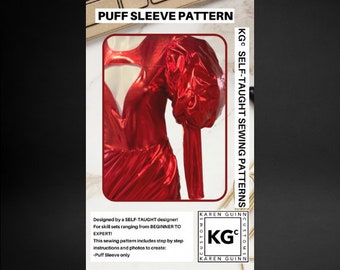 Puff Sleeve Sewing Pattern - Sleeve Only