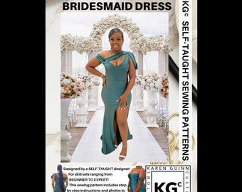 Bridesmaid Dress Sewing Pattern PDF - Instant Download