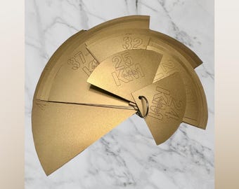 Circle Skirt Plastic Templates