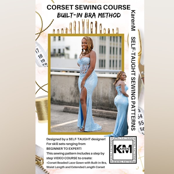 Corset Video Sewing Course: Built in Bra Method