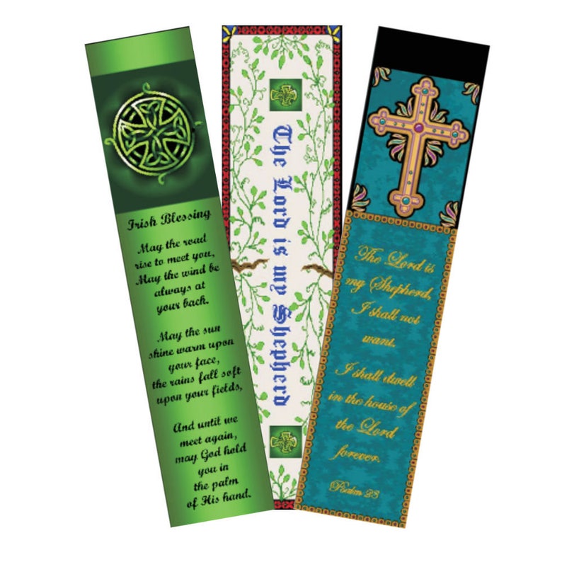 6 Printable Christian Bookmarks Expressions of Faith 3 - Etsy Sweden