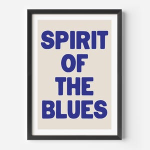 Everton FC Football Print – Spirit Of The Blues Poster – Everton FC Wandkunst – Geschenk für Toffees Fans