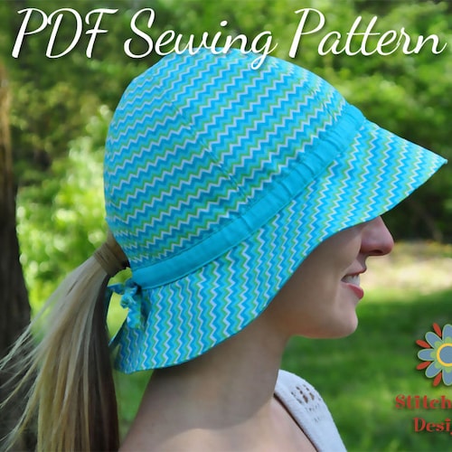 Garden Hat PDF Sewing Pattern Sun Hat Pattern Baby Hat - Etsy