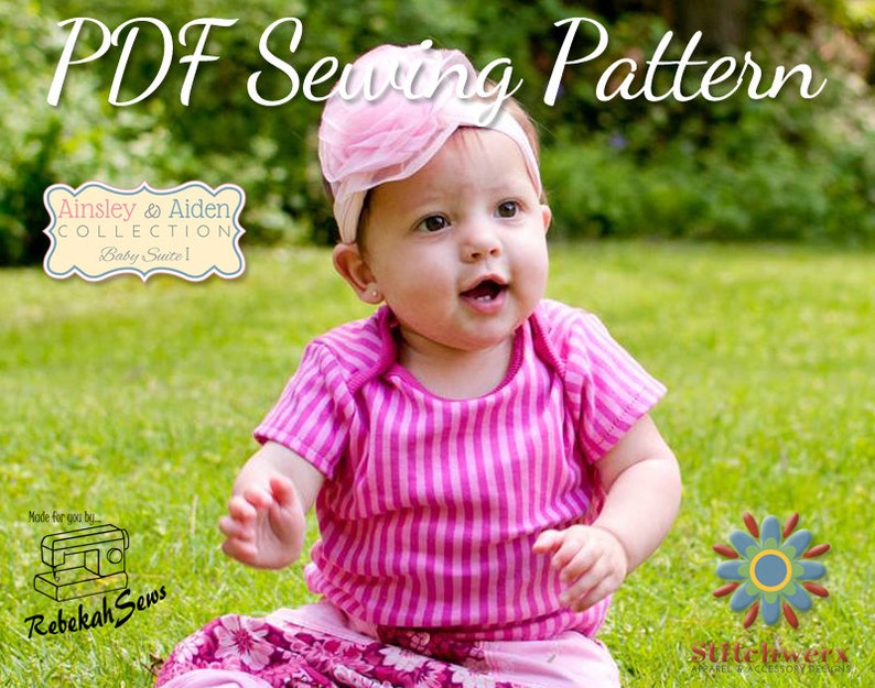Baby Bodysuit Bodysuit Pattern Sew Baby Gown Baby Tee - Etsy