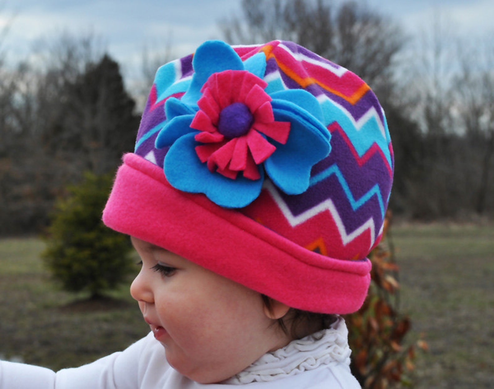 Fleece Hat Sewing Pattern PDF Pattern Baby Hat Pattern Etsy