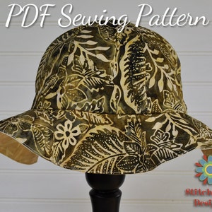 SUN HAT, Sewing PATTERN, Beach Hat Pattern, Baby Hat Pattern, Child Hat ...
