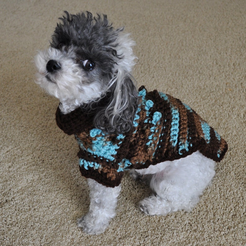 DOG SWEATER Crochet PATTERN Small Dog Sweater Crochet Dog Etsy