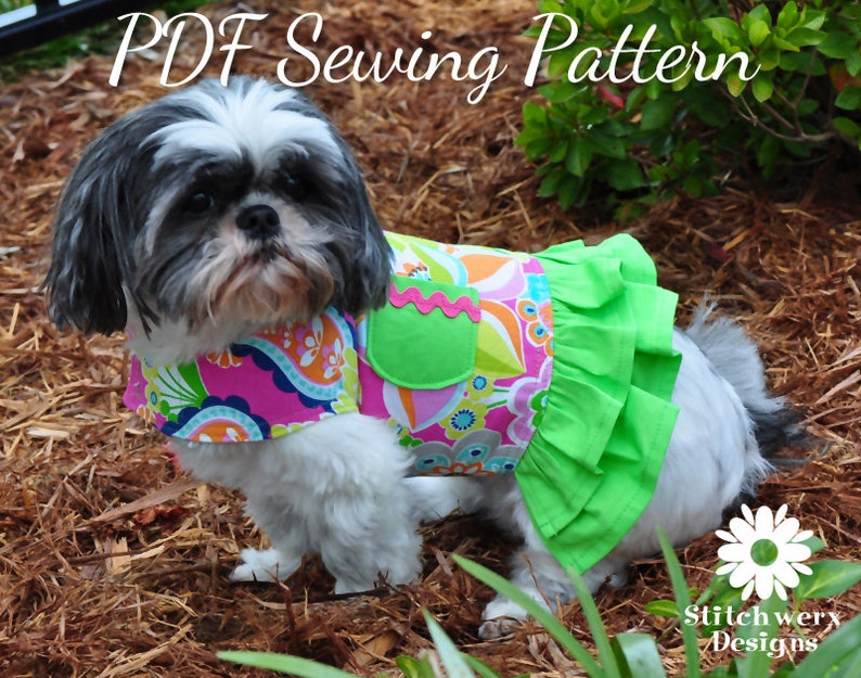 DOG CLOTHES SEWING Pattern Small Breed Dog Harness Pattern Etsy