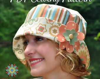 BUCKET HAT Sewing PATTERN, Digital Hat Pattern, Tween Teen Adult Hat Pattern, Lined Bucket Hat Pattern, Womens Hat Sewing Pattern, Pdf