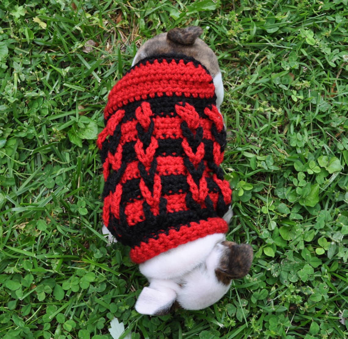 CROCHET PATTERN Small Dog Sweater Dog Sweater Dog Sweater Pattern
