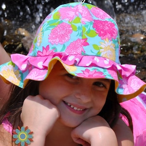SUN HAT, Sewing PATTERN, Beach Hat Pattern, Baby Hat Pattern, Child Hat Pattern, Womens Hat Pattern, Pdf sewing Pattern, Baby to Adult
