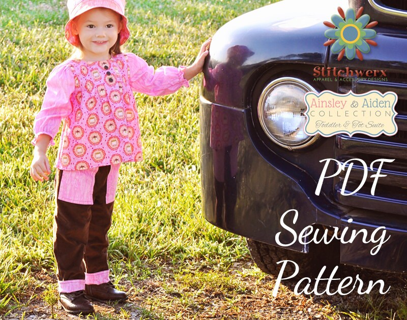 Lined Toddler Child Pants Sewing Pattern Toddler Child | Etsy Australia