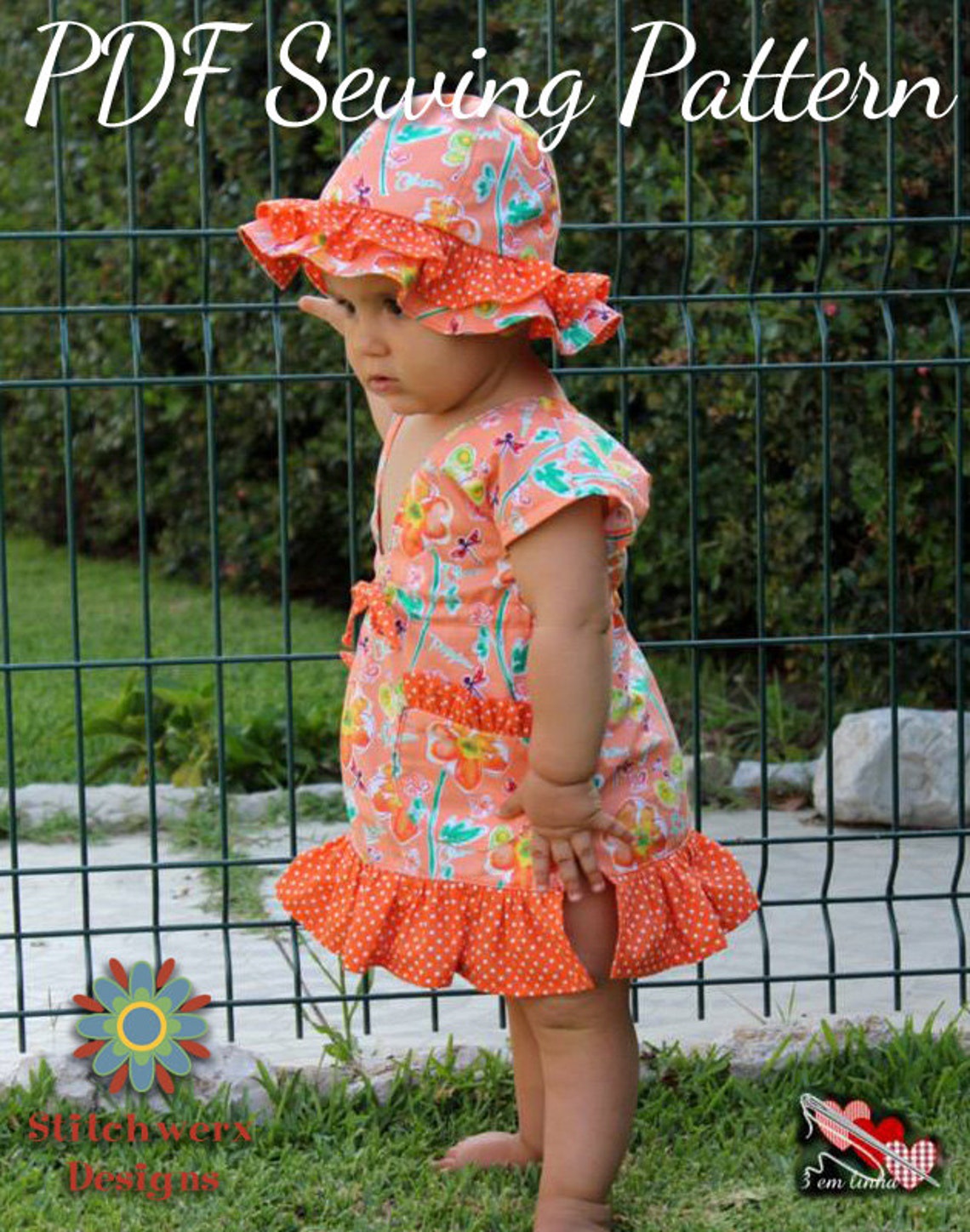 Swim CoverUp PDF Sewing Pattern Baby Sewing Pattern Child Etsy