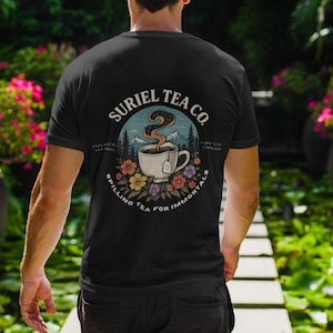 Suriel Tea Co Shirt, ACOTAR Comfort Colors T-Shirt, Bücherwurm Geschenk für Sie, Velaris T-Shirt, SJM Fan Shirt, Ein Gericht der Dornen und Rosen Shirt