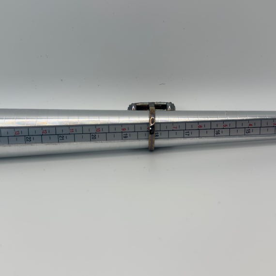 Nicky Butler Rectangular Ring With Red Stone - image 5