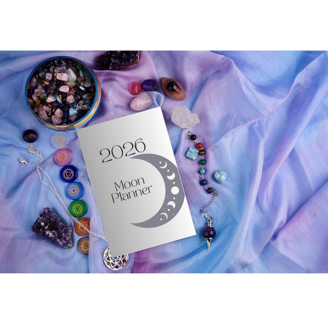 2026 Moon Planner | Lunar Calendar Wheel of the Year | Manifestation ...