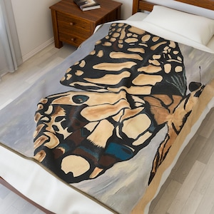 Butterfly Dreams Samt-Plüsch-Decke, gemütliches Wohndekor, Geschenk für Schmetterlingsliebhaber, weicher Überwurf zum Entspannen, perfekt für alle Gelegenheiten