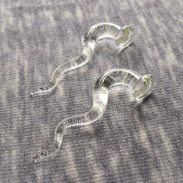 Icicle Zigzags 00g Talons gauged ear plugs earrings talons for stretched piercings