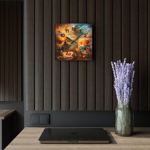 Dreamy Artist Collage Acrylic Wall Clock – Painter’s Studio Decor, Meditation & Music Art Timepiece

Bring creativity and calm into your space with the Dreamy Artist Collage Acrylic Wall Clock, a museum‑quality timepiece blending surreal artistry and functional design. Featuring a vivid collage of a meditating figure, paintbrushes, candles, and swirling color energy, this clock transforms any studio, gallery, or home office into an inspiring sanctuary.