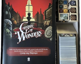 3D CHAMBER Of Wonders INSERT: Custom Board Game Organizer And PLA Game Box - Tabletop And Game Storage Accessory
