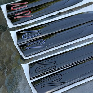 VW Golf MK8 R Badge Fender Emblems - (for: 2022-2025)