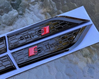 Audi A5 Fender Badge Door Emblems Set (for: 2017+)