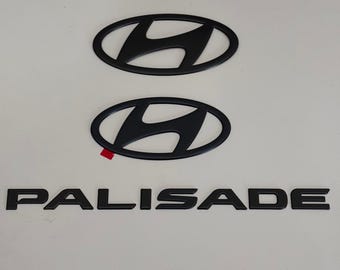 Hyundai PALISADE Emblem Overlay Badge Set - 5th Gen (for: 2026 ONLY)