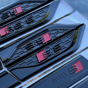 Audi A5/S5/RS5 Fender Badge Door Emblems Set (for: 2017+)