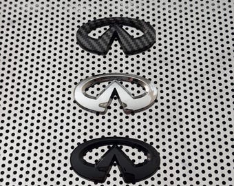 For INFINTI Steering Wheel Blackout Emblem Overlay (All Models)