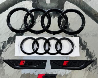 Audi S5 Sportback Complete Emblem Blackout Badge Set - (For: 2018+)