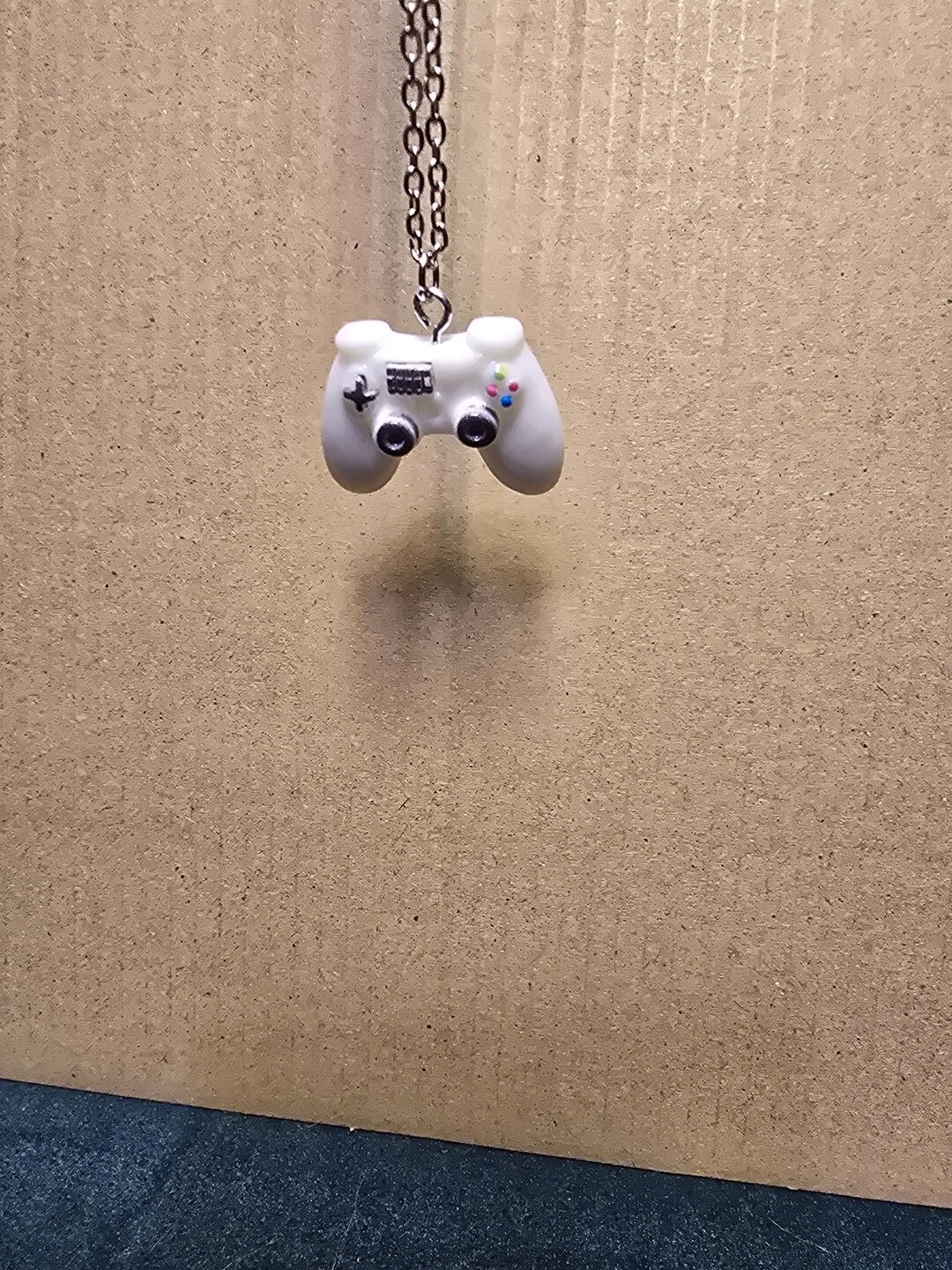Gamer Controller Necklace, Silver Tone Chain Jewelry - Etsy