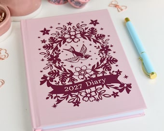 Whimsical A5 Hardcover 2027 Diary