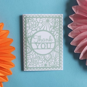 Thank You Printed Card A6