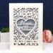 Personalised Papercut On Your Wedding Day Card, Laser Cut Wedding Card, Paper Cut Card for Weddings, sku_On_Your_Wedding_Day
