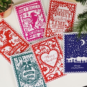 Pack Of Six Assorted Christmas Cards