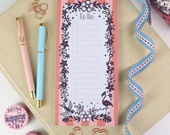 To Do List Notepad | Daily Planner Pad for Shopping List