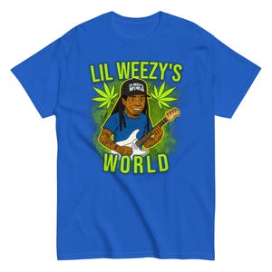 Chemise du monde de Lil Weezy - T-shirt parodie drôle de Lil Wayne, chemise de fan de hip hop, t-shirt graphique de la culture rap, chemise Weezy Meme