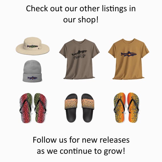 Embroidered Cutthroat Trout With Mountains Snapback Trucker Cap